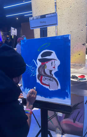 Ricky D Ross · AB2244-1-1 · Round 1 Easel 1