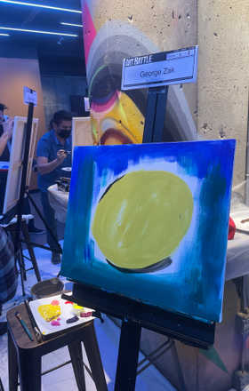 George Zak · AB2244-1-2 · Round 1 Easel 2