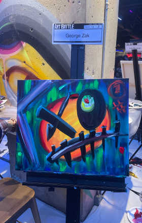 George Zak · AB2244-1-2 · Round 1 Easel 2