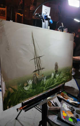 Charles Burt · AB2252-1-5 · Round 1 Easel 5
