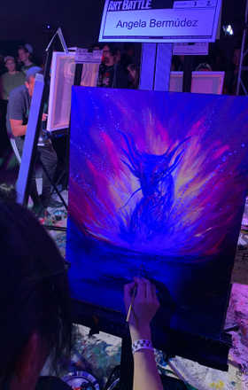 Angela Bermudez · AB2255-1-2 · Round 1 Easel 2