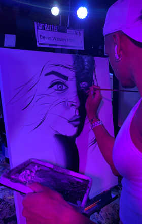 Devin Wesley · AB2255-3-3 · Round 3 Easel 3