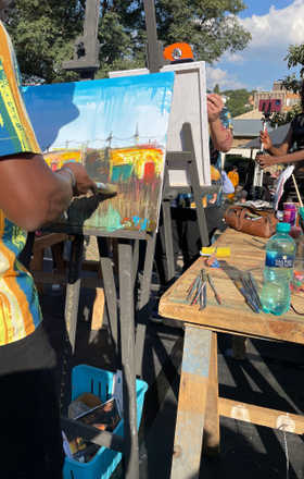 Micheal Selekane · AB2280-1-2 · Round 1 Easel 2