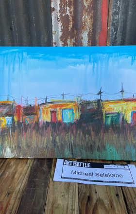 Micheal Selekane · AB2280-1-2 · Round 1 Easel 2