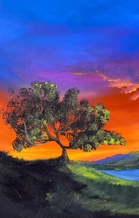 Ryan Houman · AB2284-2-2 · Round 2 Easel 2