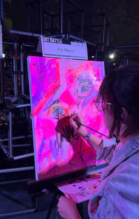 Flo Mena · AB2289-1-3 · Round 1 Easel 3