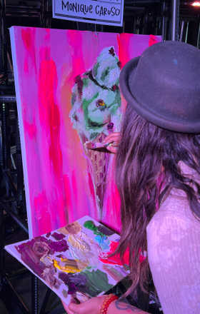 Monique Caruso · AB2289-3-4 · Round 3 Easel 4