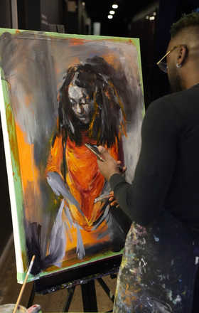 Allan Andre · AB2309-3-3 · Round 3 Easel 3