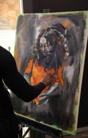 Allan Andre · AB2309-3-3 · Round 3 Easel 3