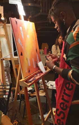 Olivier Lwambwa · AB2324-1-4 · Round 1 Easel 4