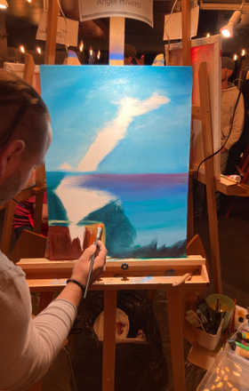 Angel Rivero · AB2336-2-5 · Round 2 Easel 5