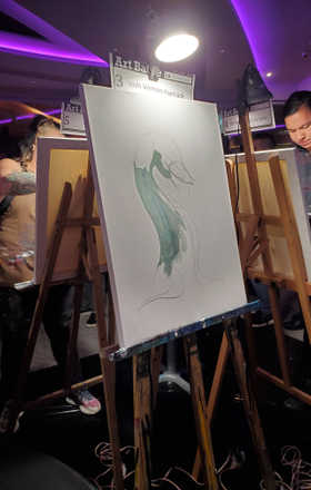 Josh Vernon · AB2367-2-3 · Round 2 Easel 3