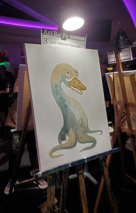 Josh Vernon · AB2367-2-3 · Round 2 Easel 3