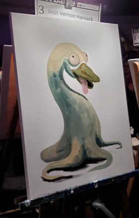Josh Vernon · AB2367-2-3 · Round 2 Easel 3