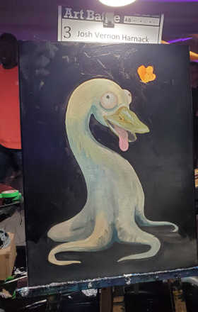 Josh Vernon · AB2367-2-3 · Round 2 Easel 3