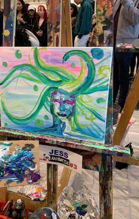 Jess "Pickles" Clark · AB2370-1-3 · Round 1 Easel 3