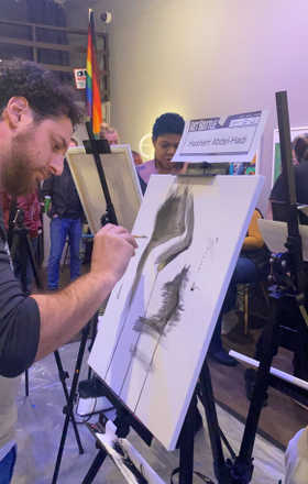 Hashem Abdel-Hadi · AB2378-2-2 · Round 2 Easel 2