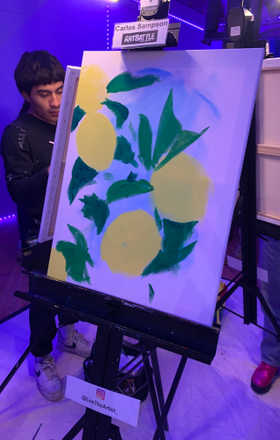 Carlos Sampson · AB2388-2-1 · Round 2 Easel 1