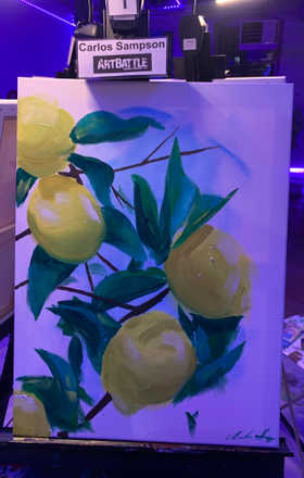 Carlos Sampson · AB2388-2-1 · Round 2 Easel 1