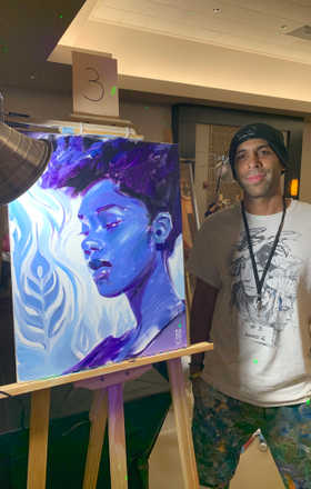 Reinier Gamboa · AB2406-3-3 · Round 3 Easel 3