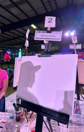Derrick Holt III · AB2432-2-2 · Round 2 Easel 2