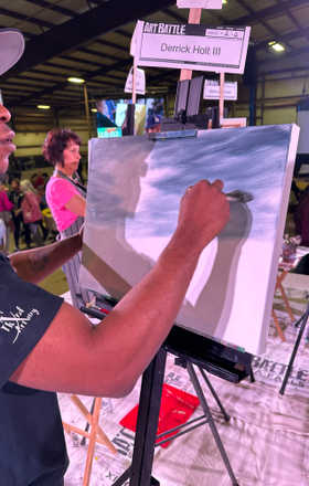 Derrick Holt III · AB2432-2-2 · Round 2 Easel 2