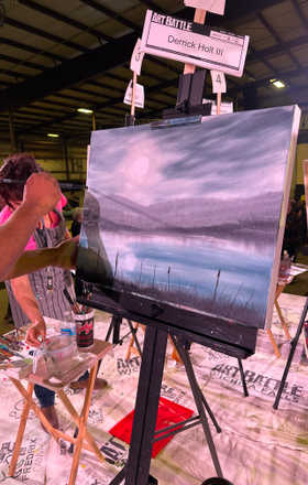 Derrick Holt III · AB2432-2-2 · Round 2 Easel 2