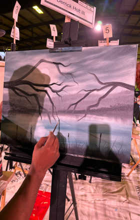 Derrick Holt III · AB2432-2-2 · Round 2 Easel 2