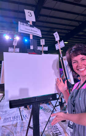 Jesse Baggett · AB2432-2-3 · Round 2 Easel 3