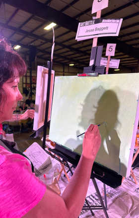 Jesse Baggett · AB2432-2-3 · Round 2 Easel 3