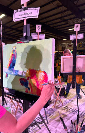 Jesse Baggett · AB2432-2-3 · Round 2 Easel 3