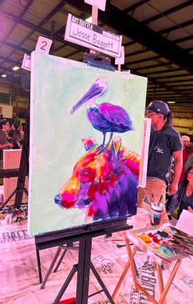 Jesse Baggett · AB2432-3-4 · Round 3 Easel 4