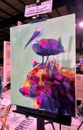 Jesse Baggett · AB2432-3-4 · Round 3 Easel 4