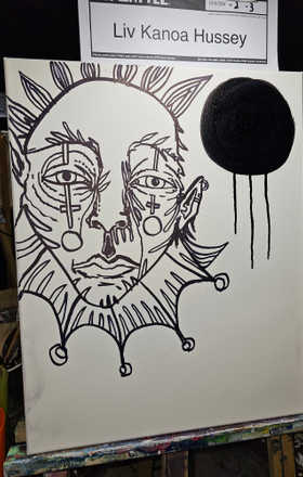 Liv Kanoa Hussey · AB2443-2-3 · Round 2 Easel 3