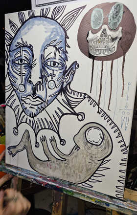Liv Kanoa Hussey · AB2443-2-3 · Round 2 Easel 3