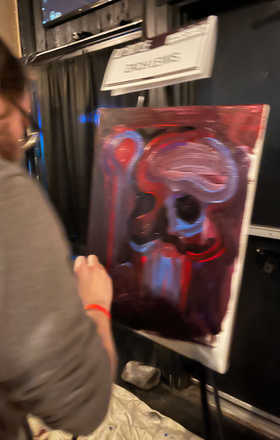 Zach Lewis · AB2465-1-3 · Round 1 Easel 3