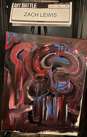 Zach Lewis · AB2465-1-3 · Round 1 Easel 3