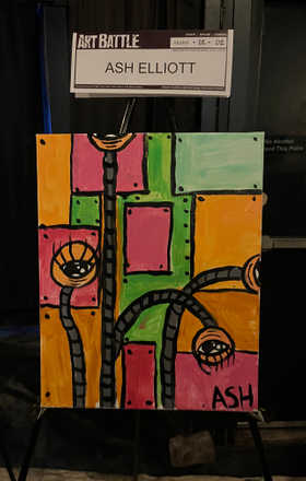 Ash Elliott · AB2465-2-2 · Round 2 Easel 2