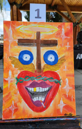 Chris Calvy · AB2482-2-1 · Round 2 Easel 1