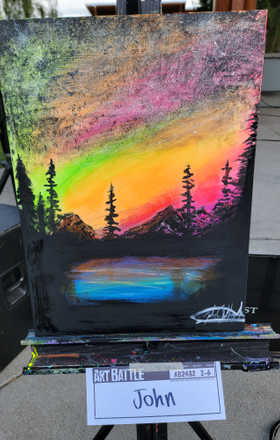 John Gillespie Jr · AB2482-2-6 · Round 2 Easel 6
