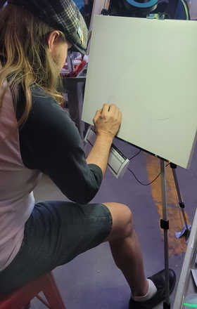 Dale · AB2486-1-1 · Round 1 Easel 1
