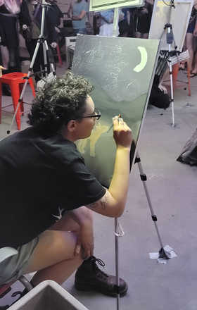Ray Frost · AB2486-2-3 · Round 2 Easel 3