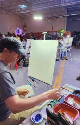 Gilbert Leiker · AB2498-1-6 · Round 1 Easel 6