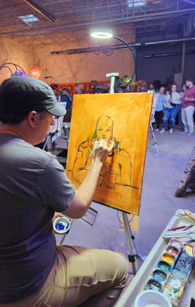 Gilbert Leiker · AB2498-1-6 · Round 1 Easel 6
