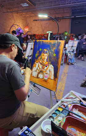 Gilbert Leiker · AB2498-1-6 · Round 1 Easel 6