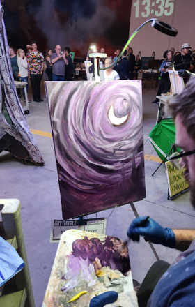 Michael unsinger · AB2498-2-3 · Round 2 Easel 3