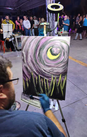 Michael unsinger · AB2498-2-3 · Round 2 Easel 3
