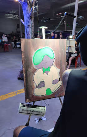 Doomed Movement · AB2508-1-1 · Round 1 Easel 1
