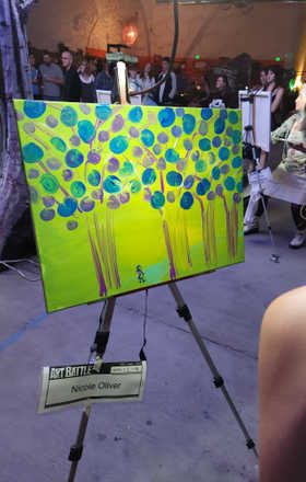 Nicole Oliver · AB2508-1-4 · Round 1 Easel 4