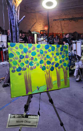 Nicole Oliver · AB2508-1-4 · Round 1 Easel 4